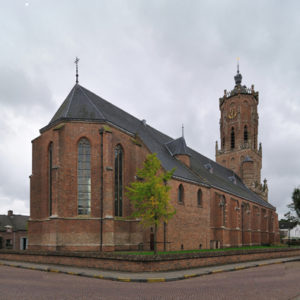 De kerk vanuit het noordoosten gezien
